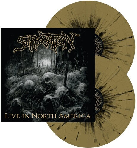 Suffocation: Live In North America (IEX) (Gold & Black Splatter