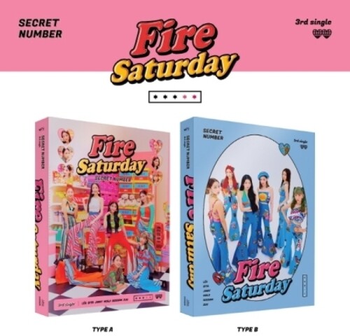 Secret Number: Fire Saturday (Random Cover) (incl. Photobook, 2 Tazos. 2 Door Signs, Photo Sticker + 2 Photocards)