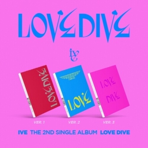 Ive: Love Dive (Random Cover) (incl. 96pg Photobook, Photocard + Heart Hologram Card)