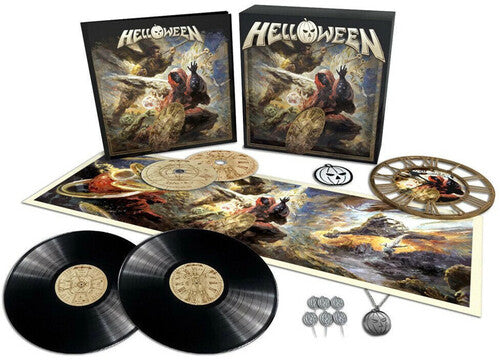 Helloween: Helloween - Limited Boxset includes 2LP's on Black Vinyl, 2CD's, Unique Helloween Clock, Album Cover Print, Six Pins, A Chain, A Patch & Certificate