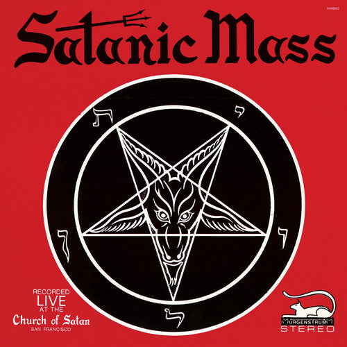 Lavey, Anton: Satanic Mass - RED/BLACK SPLATTER