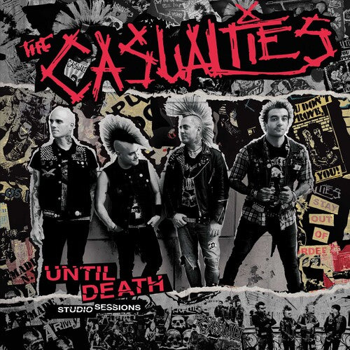 Casualties: Until Death: Studio Sessions - RED/BLACK SPLATTER