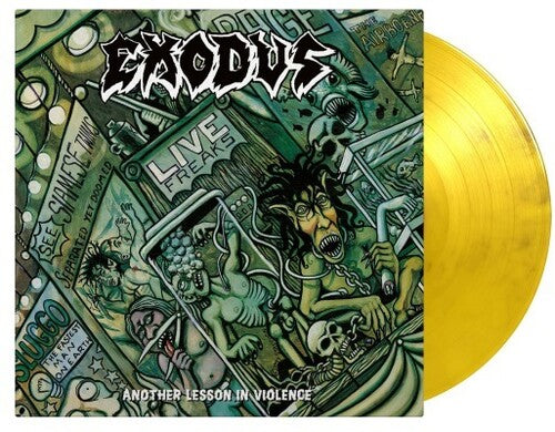 Exodus: Another Lesson In Violence- Limited 180-Gram Yellow & Black Marble Colored Vinyl