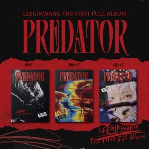 Lee Gi Kwang: Predator - Random Cover - incl. 72pg Photobook, Folded Poster, Sticker, Postcard, Film Photocard + Photocard