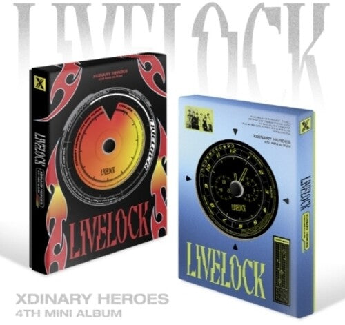 Xdinary Heroes: Livelock - Random Cover - incl. 84pg Photobook, Credential Cost, 2 Photocards, Trading Card + Lyric Poster