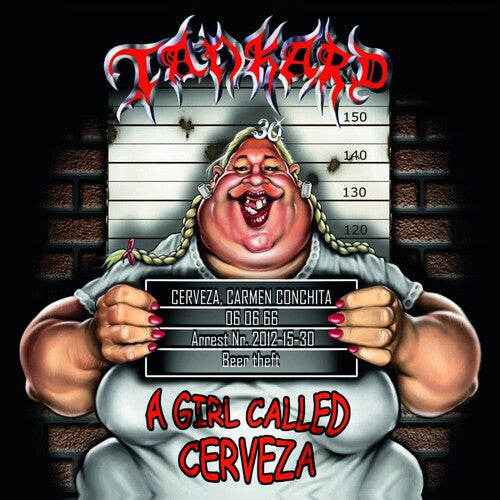 Tankard: A Girl Called Cerveza - White/black/red