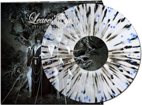 Leaves' Eyes: Myths Of Fate - Blue/black Splatter