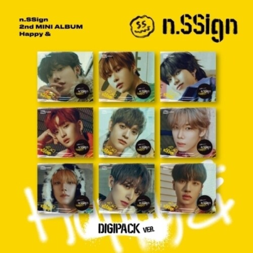 N.Ssign: Happy & - Digipack Version - Random Cover - incl. 16pg Photobook, Folded Poster, Sticker + Photocard