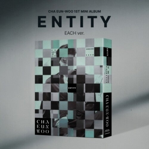 Cha Eun Woo: Entity - Each Version - Random Cover - incl. Photobook Set, Folding Poster, Photocard Set, Sticker, DIY Entity, Accordion Lyric Paper + Mini-Poster Set