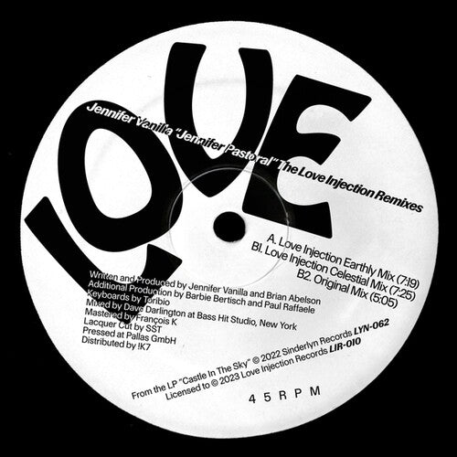 Jennifer Vanilla: Jennifer Pastoral (Love Injection Remixes)