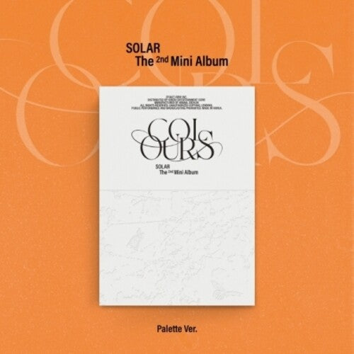 Solar: Colours - Palette Version - incl. 92pg Photobook, 6pc Lyrics Postcard Set, 2 Stickers, 2 Photocards, Color Film + Folded Poster