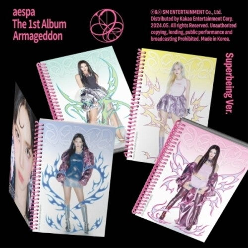 Aespa: Armageddon - Superbeing Version - Random Cover - incl. Photobook, Postcard, Sticker, Folded Poster + Photocard