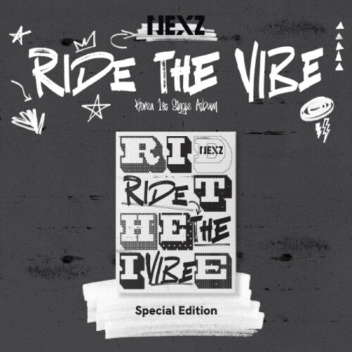 Nexz: Ride The Vibe - Special Edition - incl. Pamphlet, Club Poster, 88pg Photobook, Postcard, Photocard, Unit Photocard + 4pc Sticker Pack