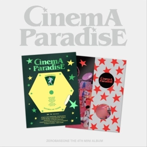 Zerobaseone: Cinema Paradise - Random Cover - incl. 96pg Photobook, Photocard, Film Photo Slide, Film Slide Cover, Envelope, Film Mount, Behind Photo Sticker + 20pg Production Note