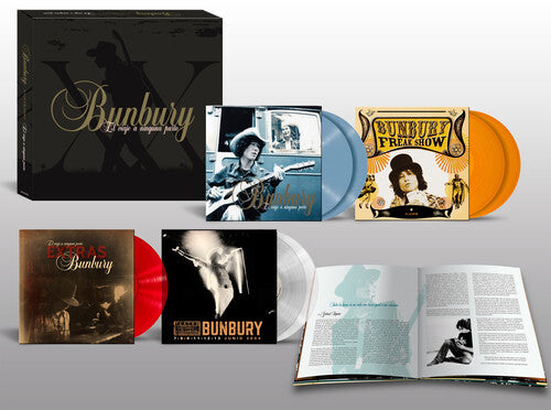 BUNBURY: El Viaje A Ninguna Parte - XX Aniversario - 7LP Colored Vinyl & Book