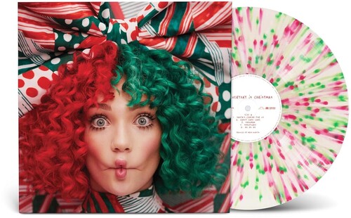 Sia: Everyday Is Christmas - Peppermint (White with Red & Green Splatter) Colored Vinyl