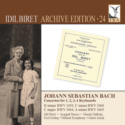 Bach, J.S. / Sarica / Bilkent Symphony Orchestra: J.S. Bach: Concertos for 1, 2, 3, 4 Keyboards - Idil Biret Archive Edition, Vol. 24