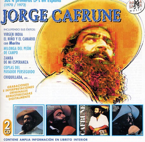 Cafrune, Jorge: Sus 4 Primeros Lp's En Espana (1970-1972)