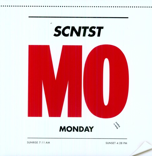 Scntst: Monday